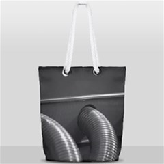 Tubes Of Power Full Print Rope Handle Tote (small) by DimitriosArt