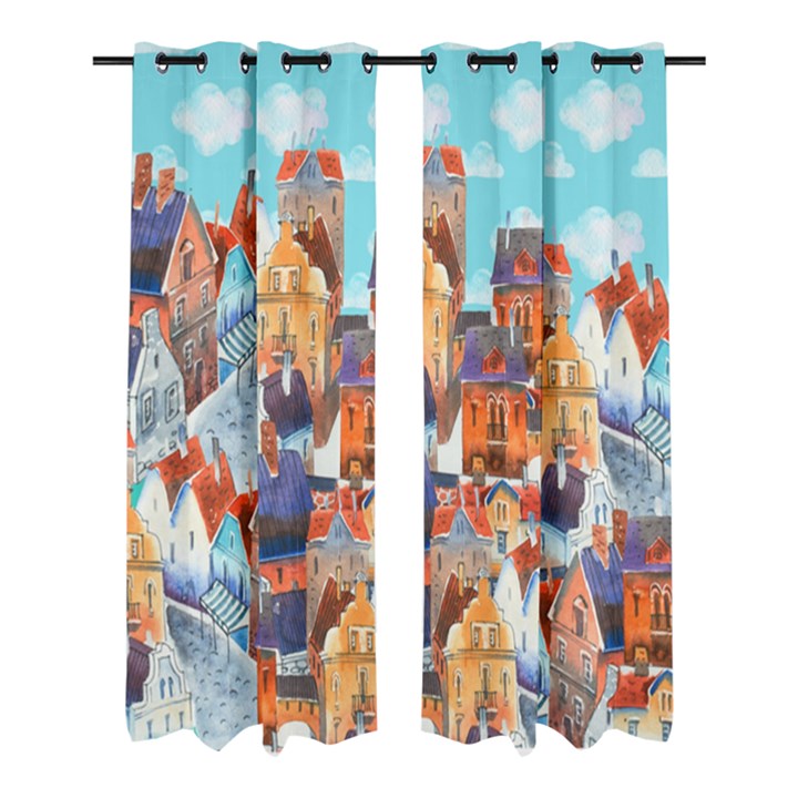 village Window Curtain (Medium 84 )