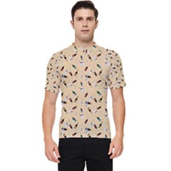 Festive Champagne Men s Short Sleeve Rash Guard by SychEva