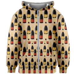 Champagne For The Holiday Kids  Zipper Hoodie Without Drawstring by SychEva