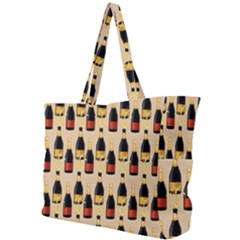 Champagne For The Holiday Simple Shoulder Bag by SychEva