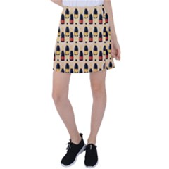 Champagne For The Holiday Tennis Skirt by SychEva