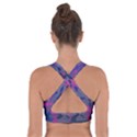 3d Lovely Geo Lines Cross Back Sports Bra View2