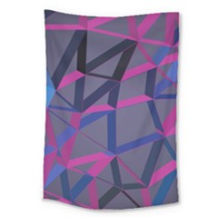 3d Lovely Geo Lines Large Tapestry by Uniqued