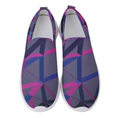 3d Lovely Geo Lines Women s Slip On Sneakers by Uniqued