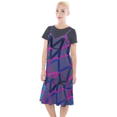 3d Lovely Geo Lines Camis Fishtail Dress by Uniqued