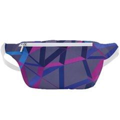 3d Lovely Geo Lines Waist Bag  by Uniqued