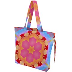 Digitalart Drawstring Tote Bag by Sparkle