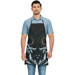 Digital Illusion Kitchen Apron by Sparkle