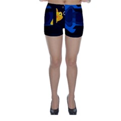 Digital Illusion Skinny Shorts by Sparkle