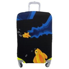 Digital Illusion Luggage Cover (medium) by Sparkle