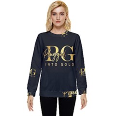 Plugged Into Gold Hidden Pocket Sweatshirt by pluggedintogold