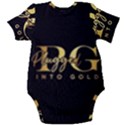 PLUGGED INTO GOLD Baby Short Sleeve Onesie Bodysuit View2