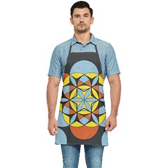 Abstract Pattern Geometric Backgrounds   Kitchen Apron by Eskimos