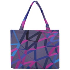 3d Lovely Geo Lines Mini Tote Bag by Uniqued