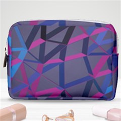 3d Lovely Geo Lines Make Up Pouch (medium) by Uniqued