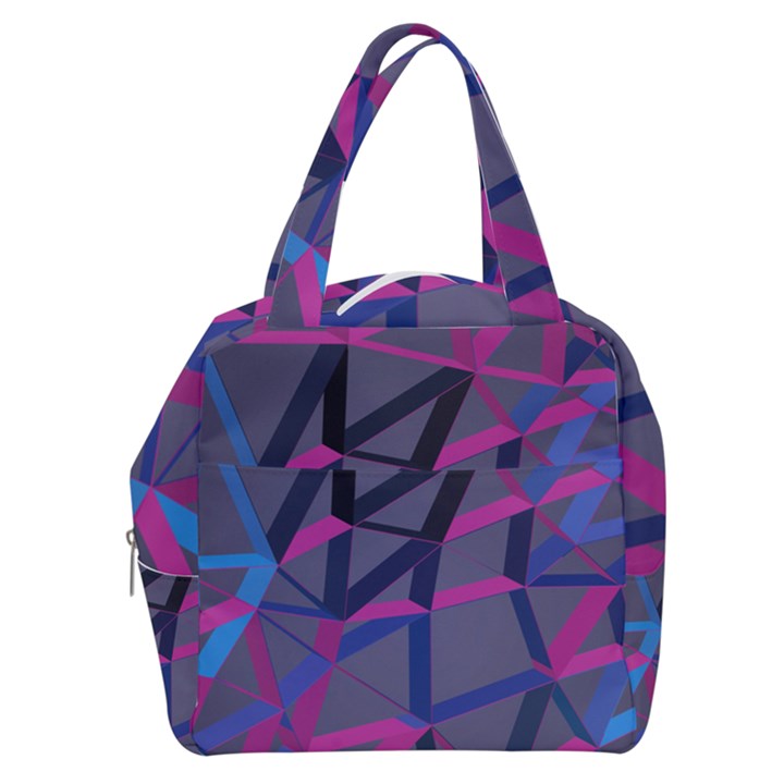 3d Lovely Geo Lines Boxy Hand Bag