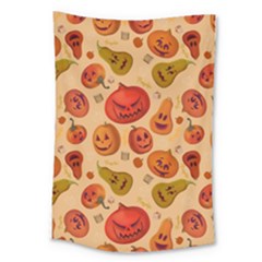 Pumpkin Muzzles Large Tapestry by SychEva