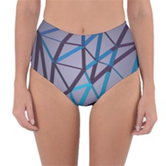 3d Lovely Geo Lines 2 Reversible High-waist Bikini Bottoms by Uniqued