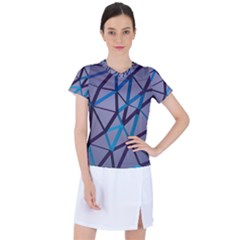 3d Lovely Geo Lines 2 Women s Sports Top by Uniqued