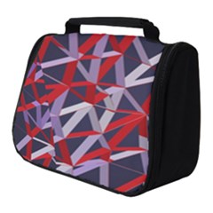 3d Lovely Geo Lines Vii Full Print Travel Pouch (small) by Uniqued