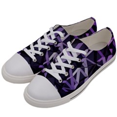 3d Lovely Geo Lines Vi Men s Low Top Canvas Sneakers by Uniqued