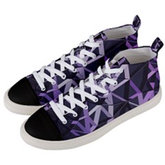 3d Lovely Geo Lines Vi Men s Mid-top Canvas Sneakers by Uniqued