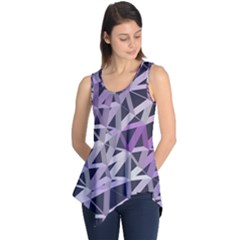 3d Lovely Geo Lines  Iv Sleeveless Tunic by Uniqued