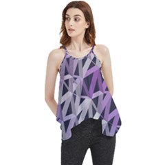 3d Lovely Geo Lines  Iv Flowy Camisole Tank Top by Uniqued