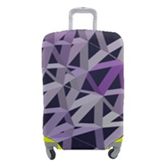 3d Lovely Geo Lines  Iv Luggage Cover (small) by Uniqued