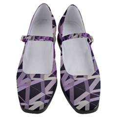 3d Lovely Geo Lines  Iv Women s Mary Jane Shoes by Uniqued