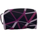 3d Lovely Geo Lines Iii Toiletries Pouch View3