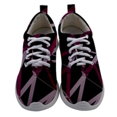 3d Lovely Geo Lines Iii Athletic Shoes by Uniqued