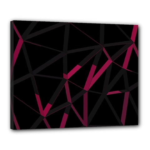 3d Lovely Geo Lines Viii Canvas 20  X 16  (stretched) by Uniqued