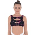 3D Lovely GEO Lines VIII Bandaged Up Bikini Top View1