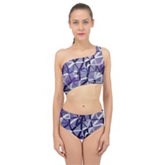 3d Lovely Geo Lines Ix Spliced Up Two Piece Swimsuit by Uniqued