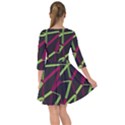 3D Lovely GEO Lines X Smock Dress View2