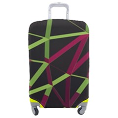 3d Lovely Geo Lines X Luggage Cover (medium) by Uniqued