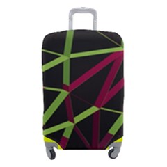 3d Lovely Geo Lines X Luggage Cover (small) by Uniqued