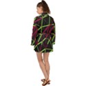 3D Lovely GEO Lines X Long Sleeve Kimono View2