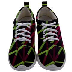 3d Lovely Geo Lines X Mens Athletic Shoes by Uniqued