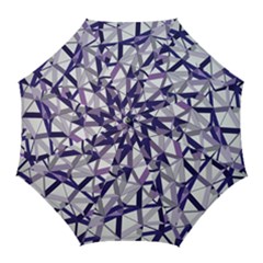 3d Lovely Geo Lines X Golf Umbrellas by Uniqued