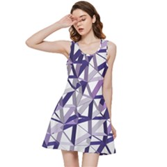 3d Lovely Geo Lines X Inside Out Racerback Dress by Uniqued