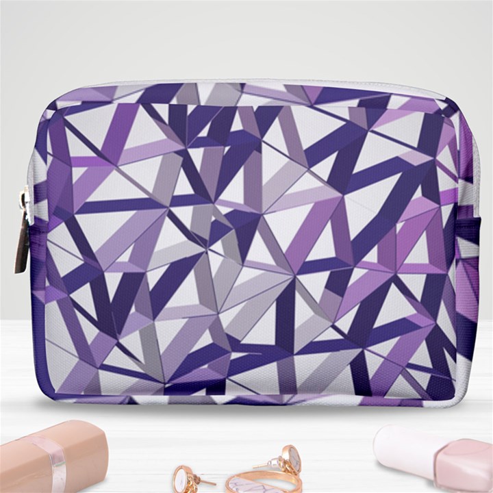 3D Lovely GEO Lines X Make Up Pouch (Medium)