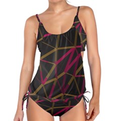 3d Lovely Geo Lines Xi Tankini Set by Uniqued