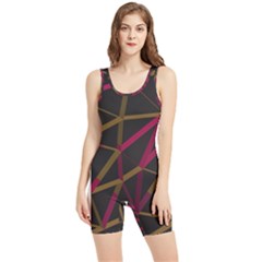 3d Lovely Geo Lines Xi Women s Wrestling Singlet by Uniqued