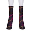 3D Lovely GEO Lines XI Men s Crew Socks View1