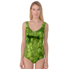 Green Fresh  Lilies Of The Valley The Return Of Happiness So Decorative Princess Tank Leotard  by pepitasart