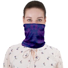 Floral Folk Damask Pattern Fantasy Flowers  Face Covering Bandana (adult) by Eskimos