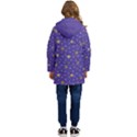 dots and stars Kid s Hooded Longline Puffer Jacket View4